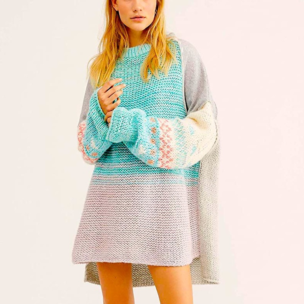 Free People Polar Opposites Pullover